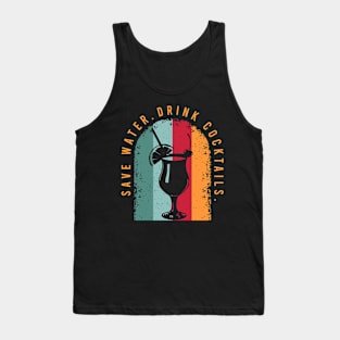 Drinking Gifts and Party Costumes for a Lover of Cocktails Tank Top